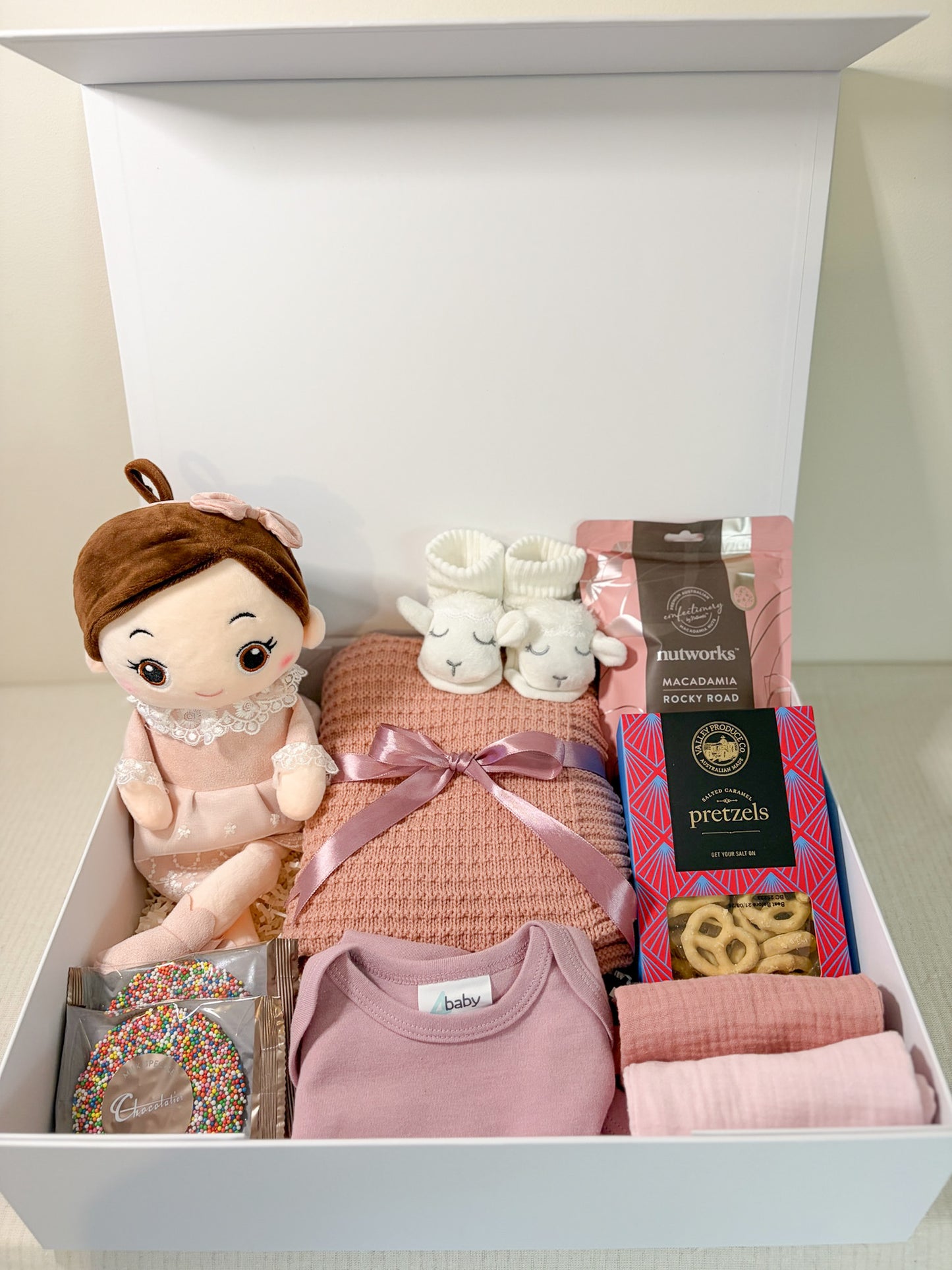 The Blush Beginnings Luxury Baby Hamper