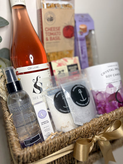 Organic Rosé & Crystal Spa Indulgence Hamper