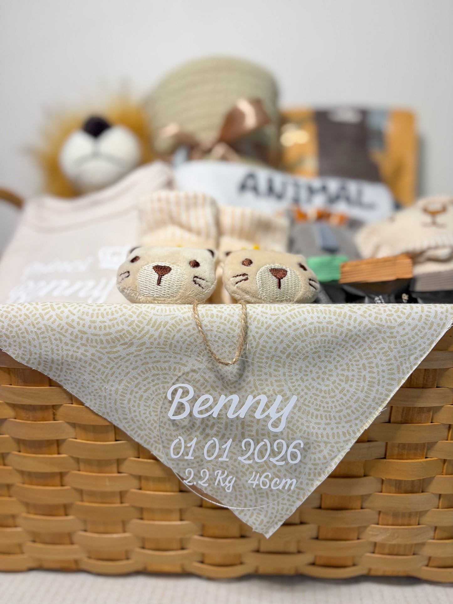 Golden Lion Newborn Hamper