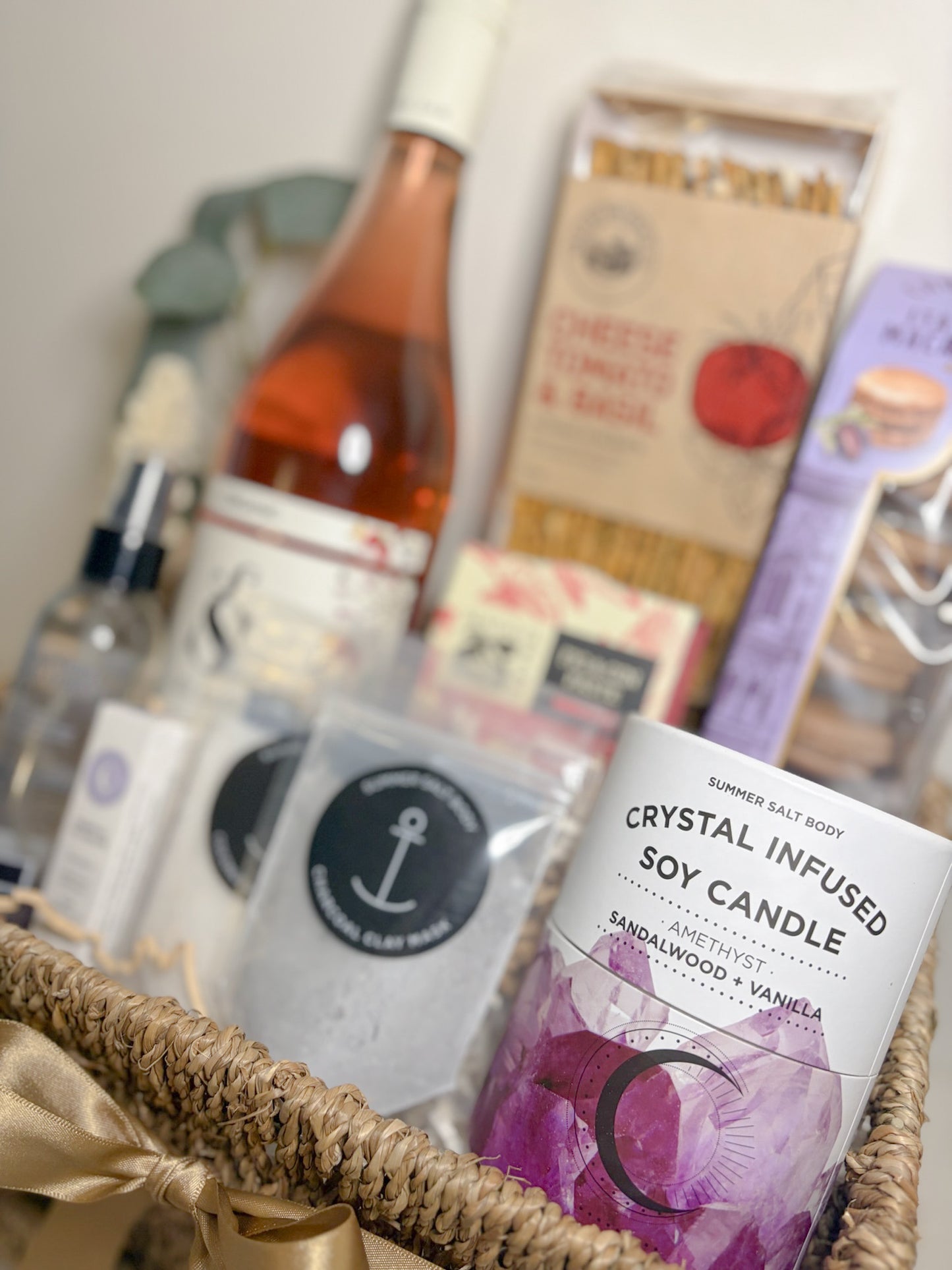 Organic Rosé & Crystal Spa Indulgence Hamper