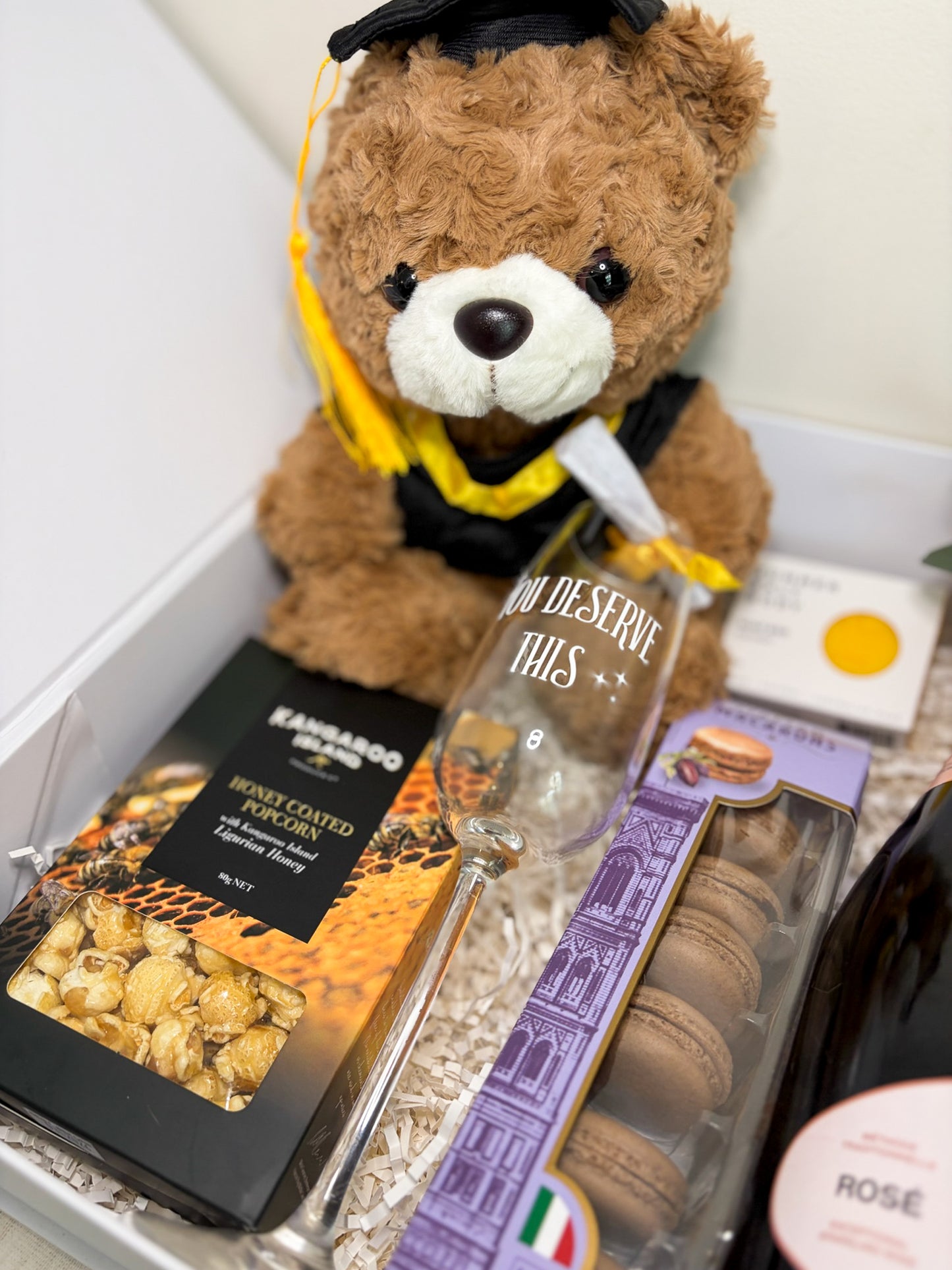 Gold Tassel Rosé Graduation Hamper