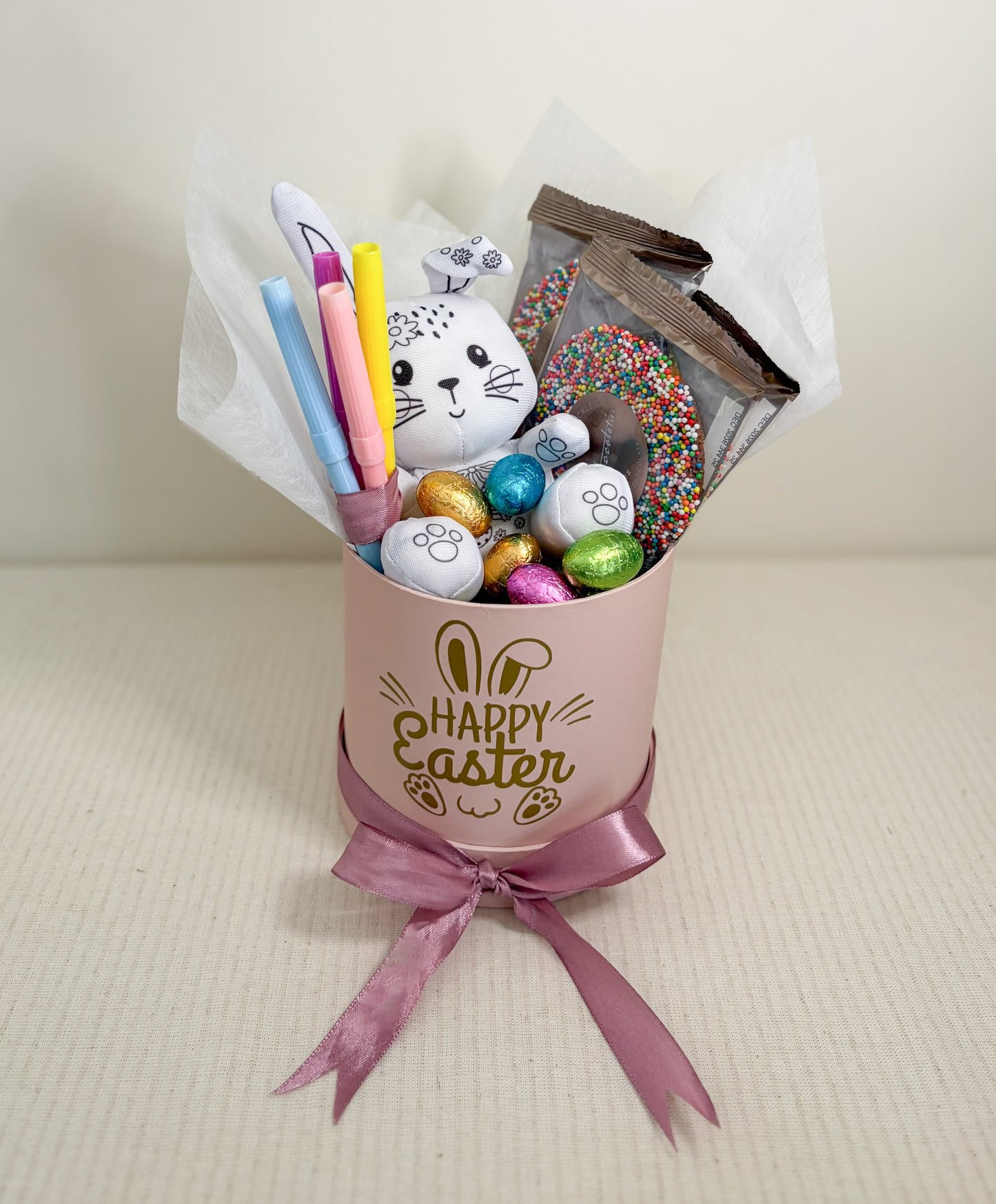 Kids Easter Hamper – Colour Your Own Bunny & Giant Freckles